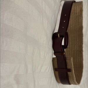 Men's Brown Leather Strap Bag